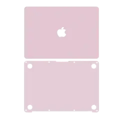 2 in 1 (Top and Bottom) Skin For MacBook 12" A1534 (2015-2017) (Rose Gold)